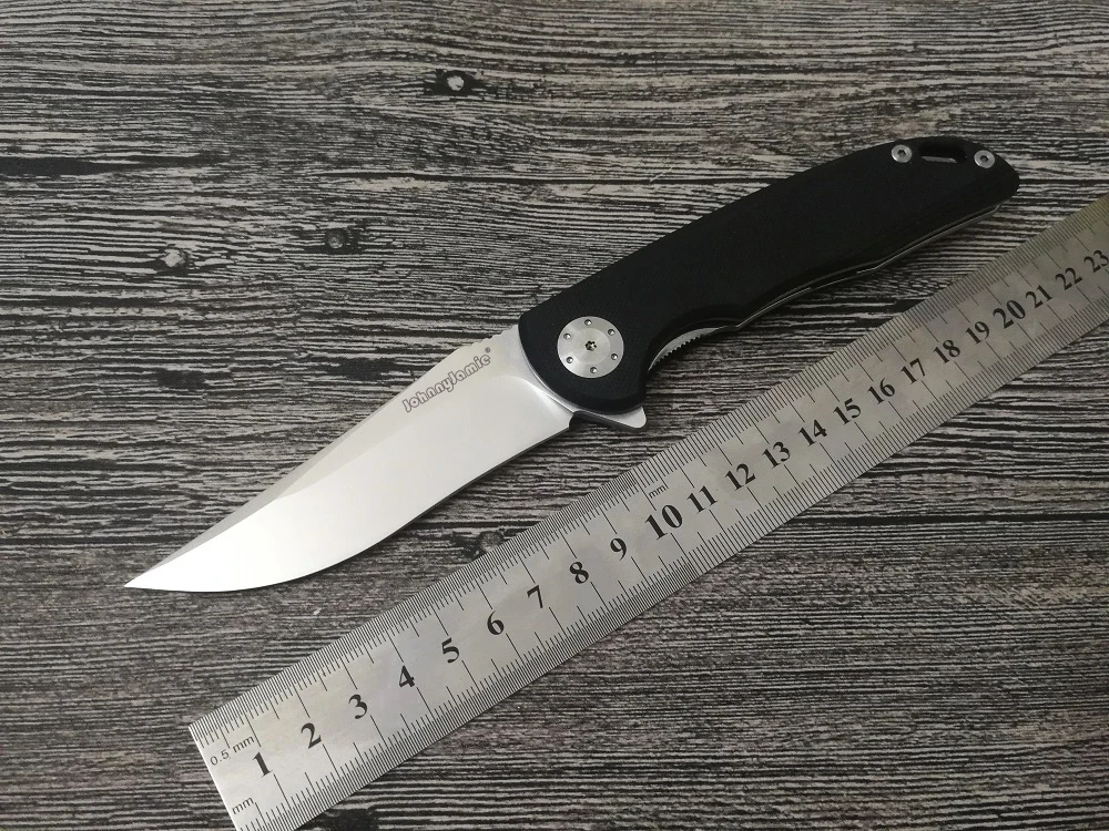 Охотничий складной нож JohnnyJamie Persici C10GP тактический карманный с лезвием из стали D2