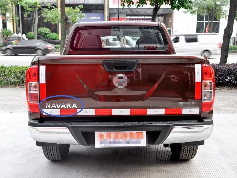 Для Nissan Frontier Navara D40 логотипы эмблемы задние буквы таблички автомобильные наклейки 2005-On