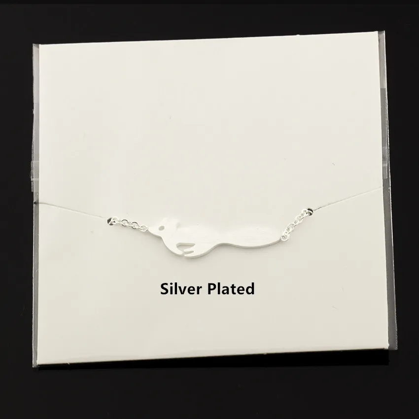 

V Attract 10PCS Small Fox Bracelet 2018 Fashion Bayan Bileklik Stainless Steel Animal Charm Pulseira Feminina Valentine's Gift