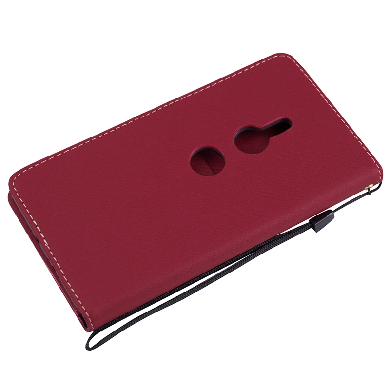 Coque Fashion Flip Case For Sony Xperia XZ2 PU Leather+Silicone Wallet Back Cover Phone Capa | Мобильные телефоны и
