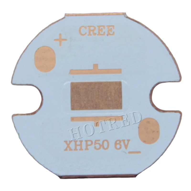 20 мм медная печатная плата Cree XPG XPG2 XPE XPE2 XML XML2 XHP50 XHP70 MKR 3V 6V 12V Светодиодная печатная плата 20mm x 1,6mm Медная звезда 16mm радиатор PCB