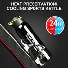 500 мл бутылка для воды из нержавеющей стали для велосипеда, для занятий спортом на открытом воздухе, для бега, горного велоспорта, согревающий кувшин, велосипедный чайник, чашка для бутылки для напитков