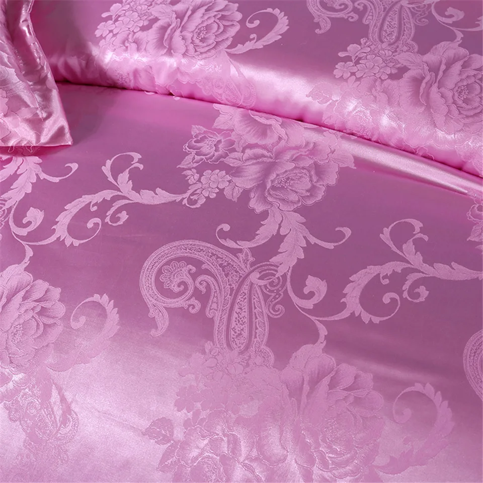 Slwdream роскошный жаккардовый Комплект постельного белья из тенселя, двуспальное постельное белье, покрывало для декора, пододеяльник, домашний текстиль