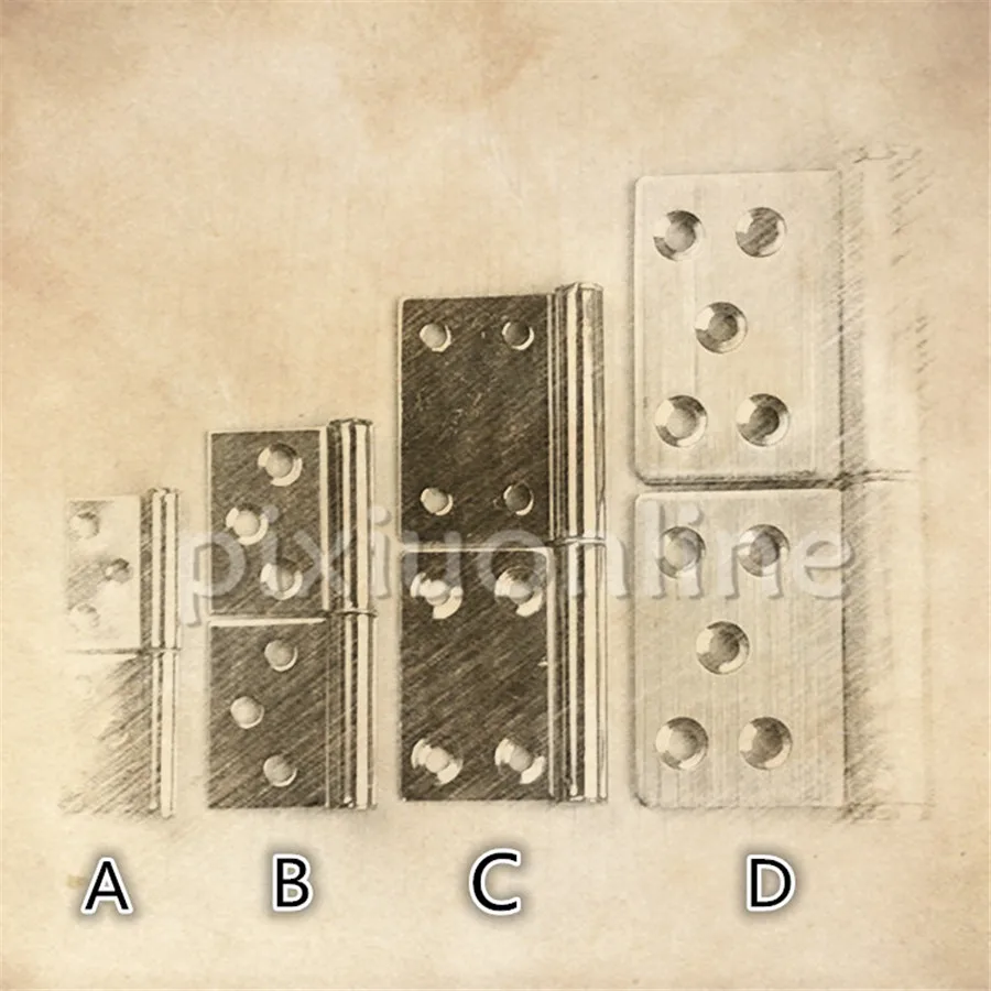 DS344b уплотненный флаг образный мебельный шарнир из нержавеющей стали стандартный