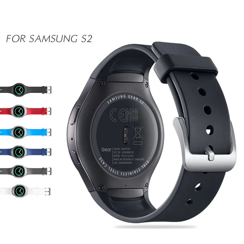 ANBEST для Samsung Gear S2 спортивные силиконовые часы Смарт браслет Стильный силиконовый