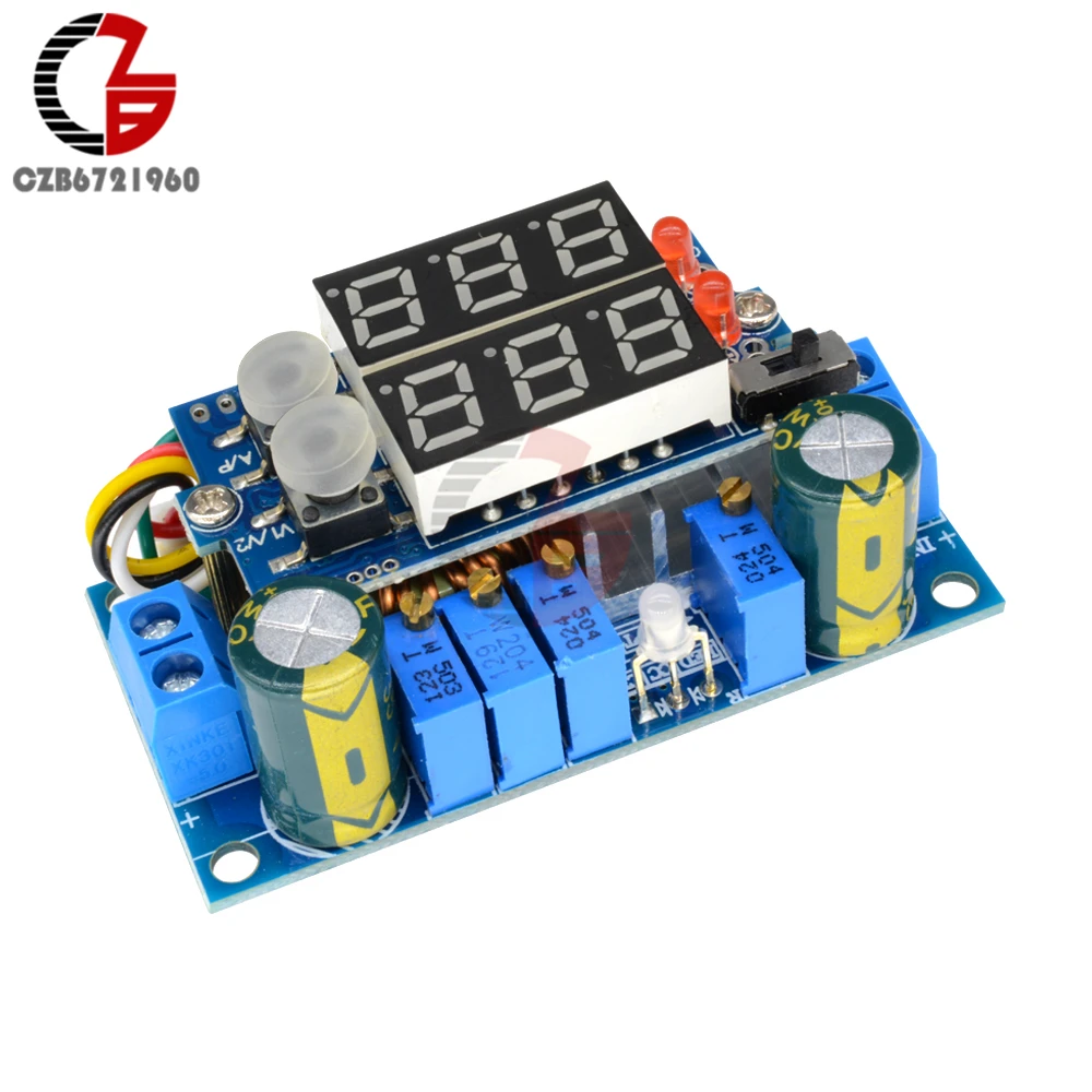 Цифровой контроллер солнечной панели DC 6-36V 5A MPPT светодиодный 12V 24V модуль питания