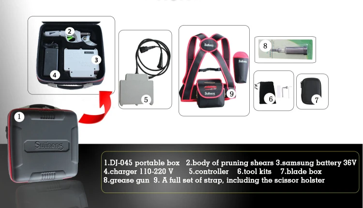 Секаторами li батареи фабрики бесплатная доставка распродажа фруктовых деревьев