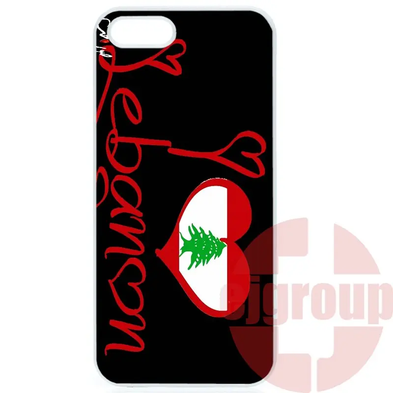 Case Protective Lebanese Grungy Flag For Apple iPhone 4 4S 5 5C SE 6 6S 7 7S Plus 4.7 5.5 iPod Touch |