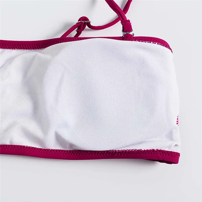 Женский купальник бикини Одноцветный с пуш апом|Купальники| |