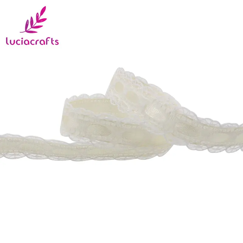 Lucia ручная работа разные цвета 10 мм Полиэстеровая мягкая кружевная лента вышитая