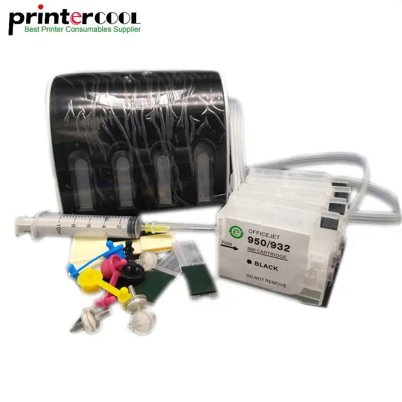 Einkshop непрерывной подачи чернил Системы для HP 932 933 СНПЧ 7612 6700 6100 6600 Officejet 7110 принтер
