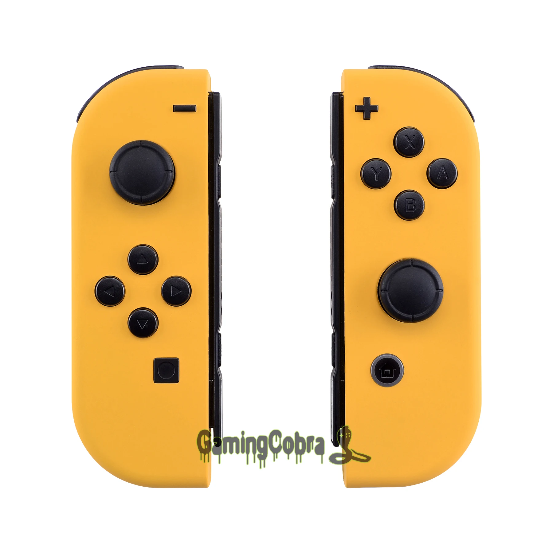 Чехол накладка для Nintendo Switch Joy Con Желтый корпус контроллера с кнопками в