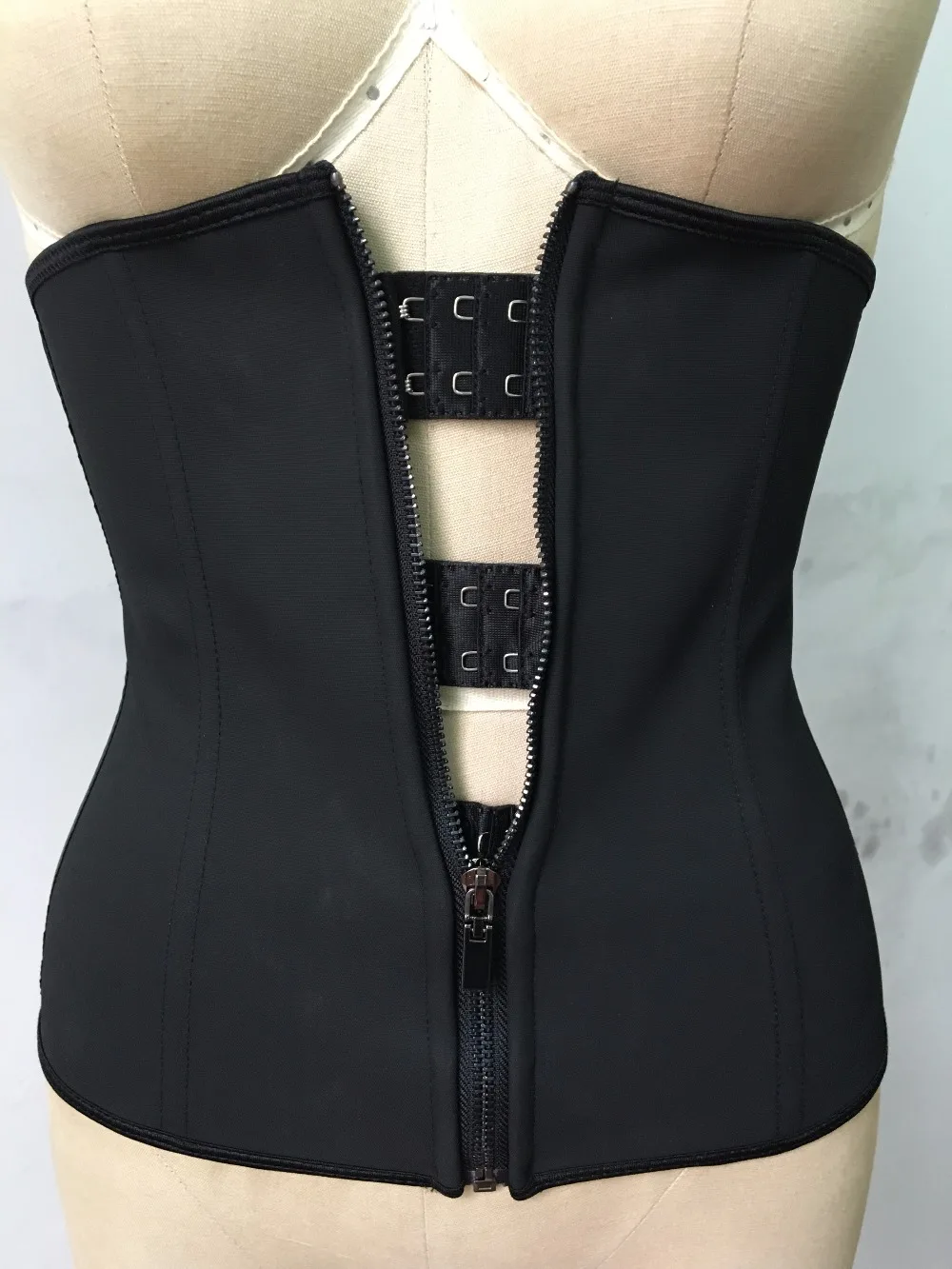 2017 крюк молния резиновая латексная Талия тренажер сексуальные корсеты и бюстье