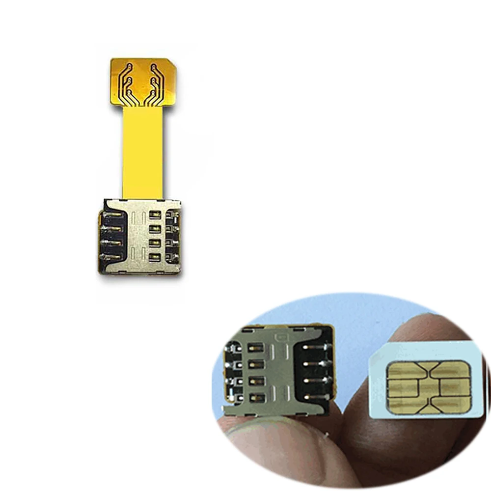 Для Android удлинитель 2 микро удлинитель адаптер двойной Micro SD адаптер Micro SIM карта гибридный двойной для samsung S7/S7 Edge/S8/E5