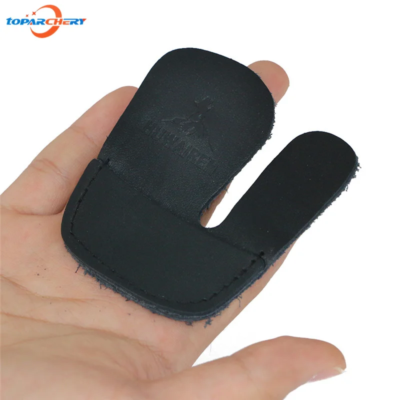 Прочные кожаные защитные перчатки для стрельбы из лука стрельбы|archery finger guard|archery