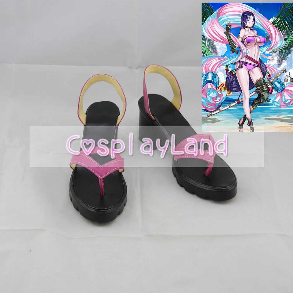 FGO Fate Grand Order MINAMOTO NO RAIKOU обувь для косплея сандалии взрослых женская костюм