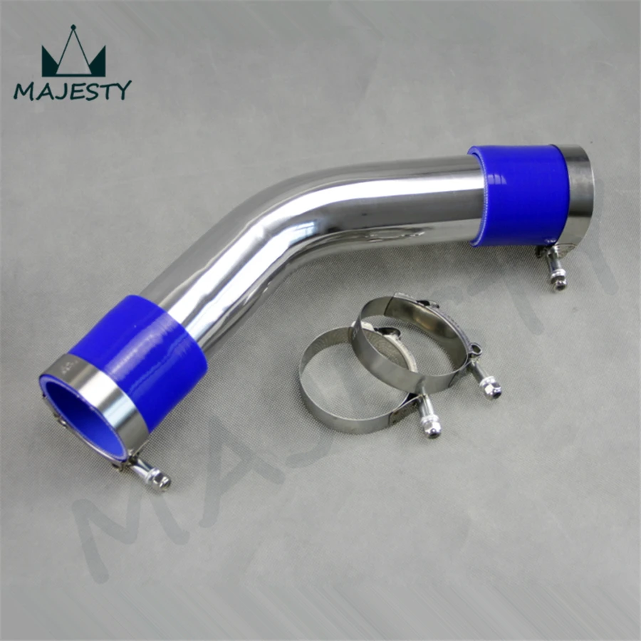 

Turbocharged System 45 Degree 57 MM 2.25" inch Aluminum Pipe Intercooler Tube/Hose Turbo Piping + Silicon Hose/Tube + Clamp