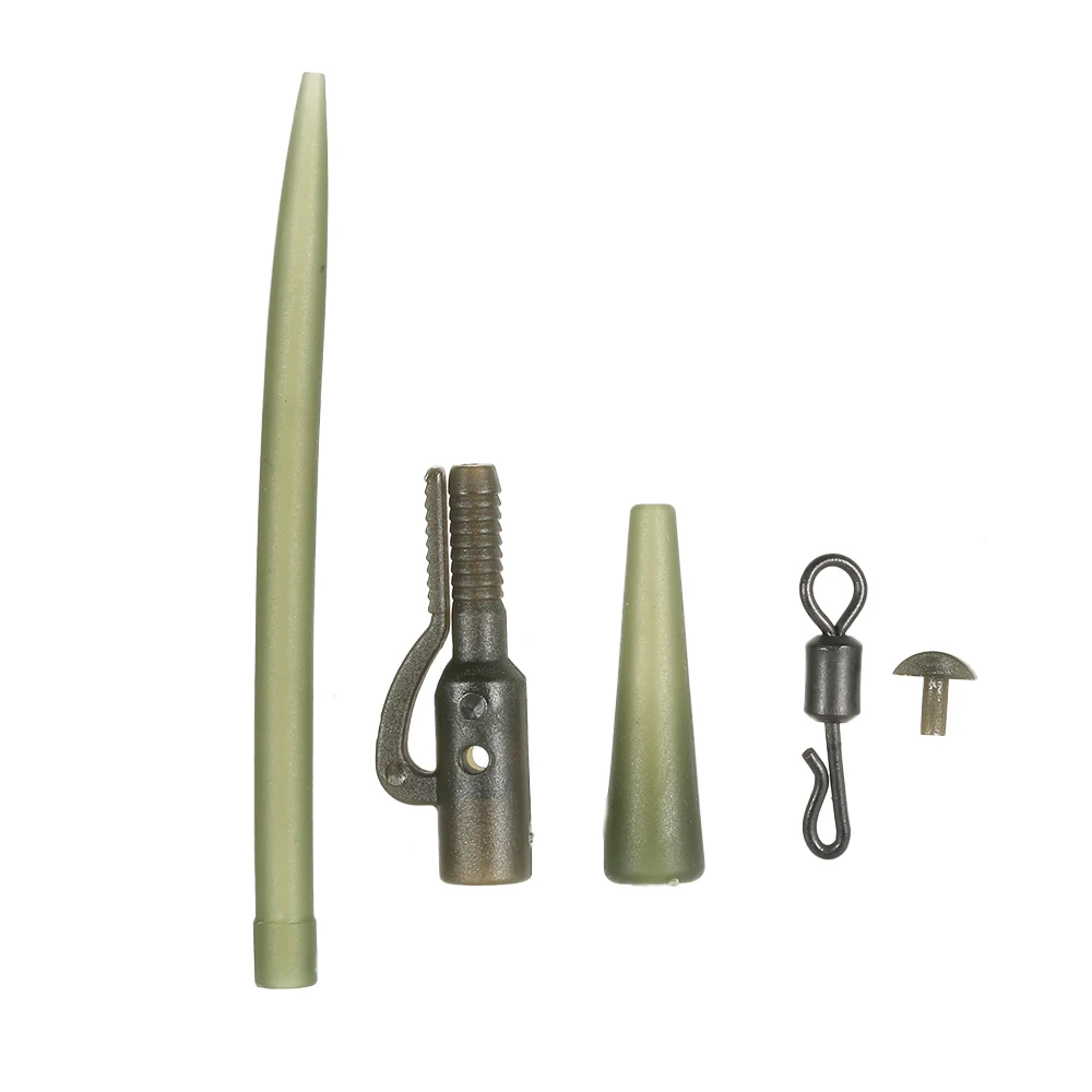 Lixada 50 шт./компл. клеммы для ловли карпа рыболовные снасти безопасные свинцовые