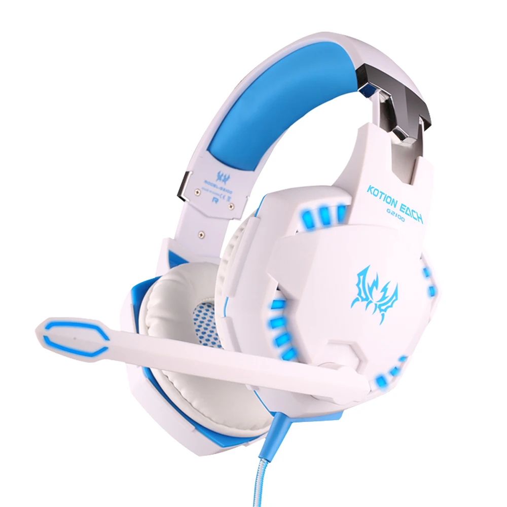 G2100 вибрационная игровая гарнитура с двумя проводными наушниками 3 5 мм + USB со