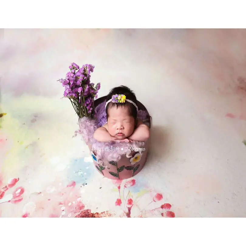 Пушистое кудрявое шерстяное одеяло фон для детской корзины реквизит фотосъемки