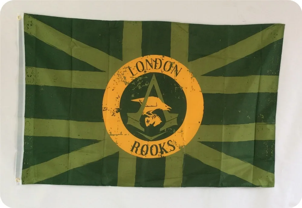 2 шт./лот большой флаг Лондона ROOKS баннер из полиэстера 80*120 см Бесплатная доставка