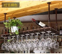 60 100cm wrought iron classical useful fashion bar red wine glass hanger holder cabinet wall storage organizer stemware rack