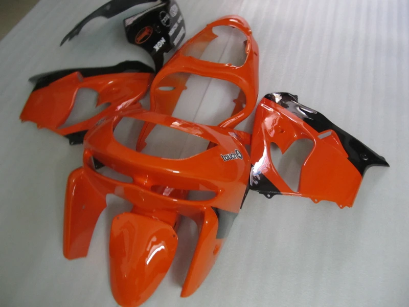 

Custom painted Fairing kits for Kawasaki ZX 9R 1998 1999 NINJA zx9r 98 99 black orange aftermarket fairings set TR16