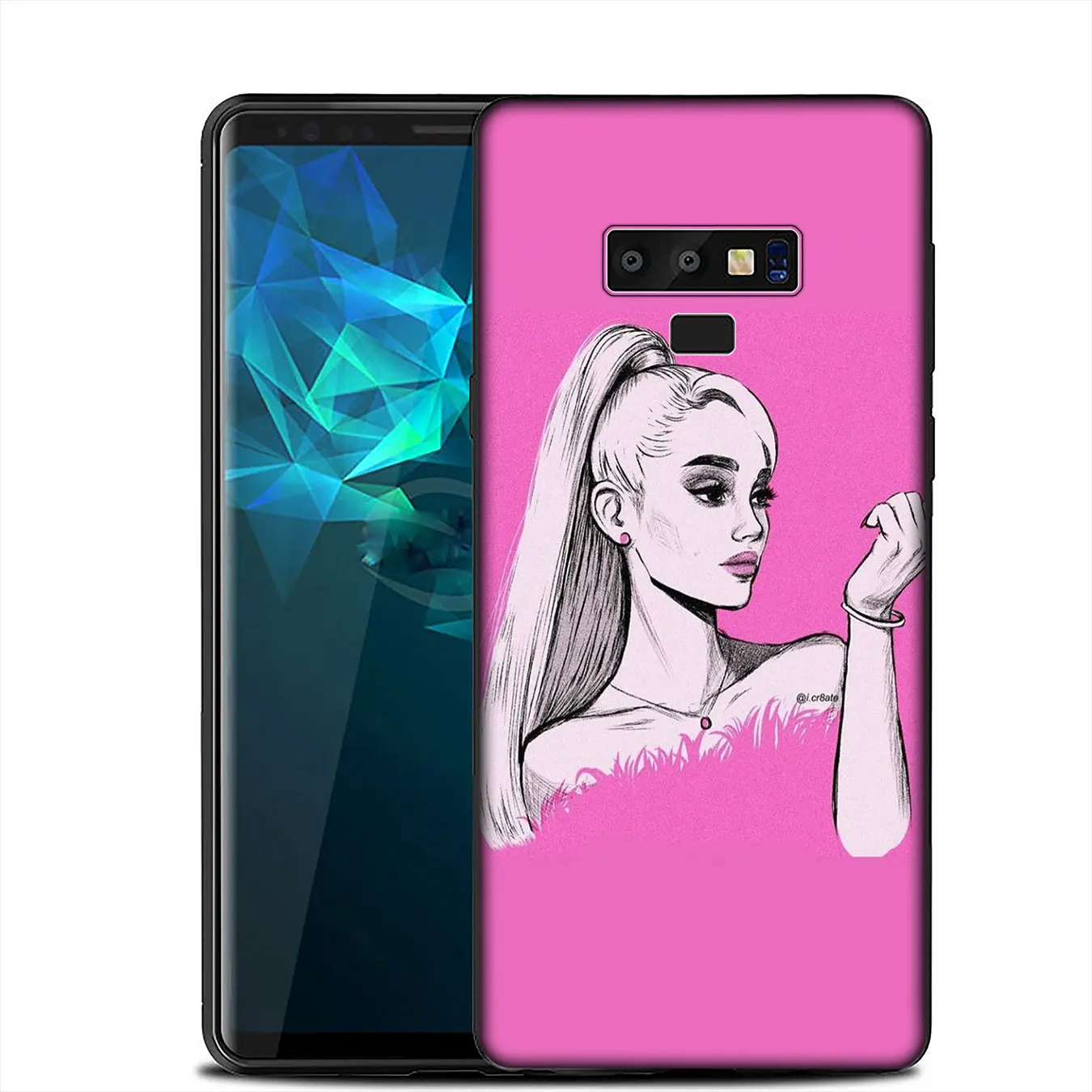Sexy hot Ariana Grande Ultrathin Novelty Fundas Case for Samsung Galaxy A6 A9 A8 A7 2018 A3 A5 2016 2017 Note 9 8 10 Plus Lite |