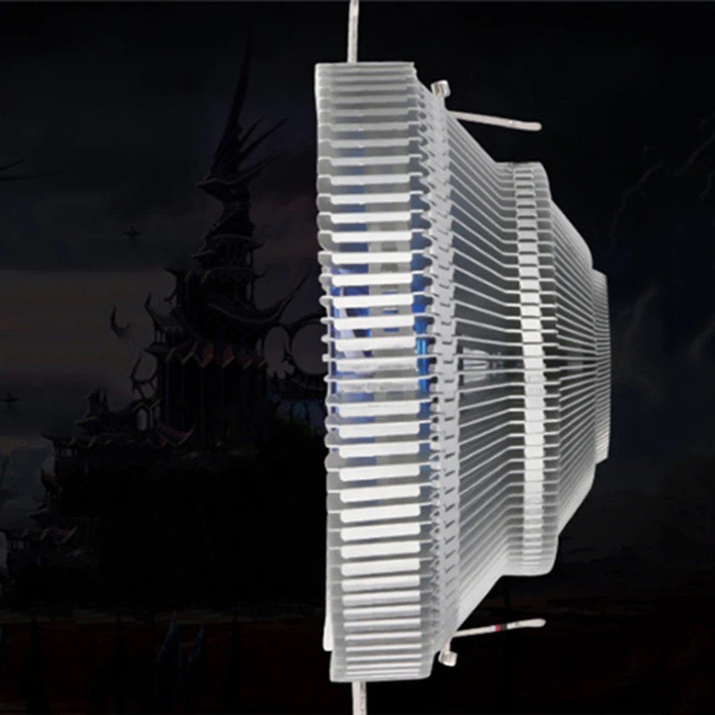 Универсальный 12 В DC CPU вентилятор кулер радиатор для Intel Socket LGA 1155 1156 775 хорошее