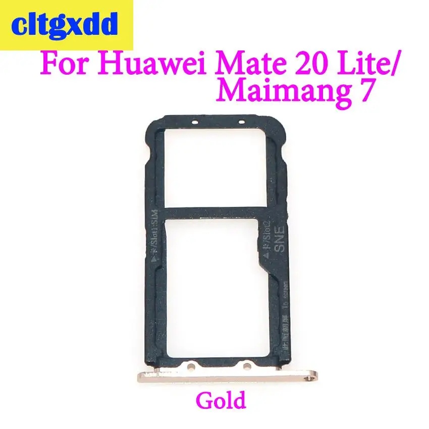 For Mate 20 Lite Cltgxdd для huawei mate 20 lite/Maimang 7 для mate 20 Pro Micro Sim держатель для карт сменный слот-лоток Адаптеры - Цвет: For Mate 20 Lite