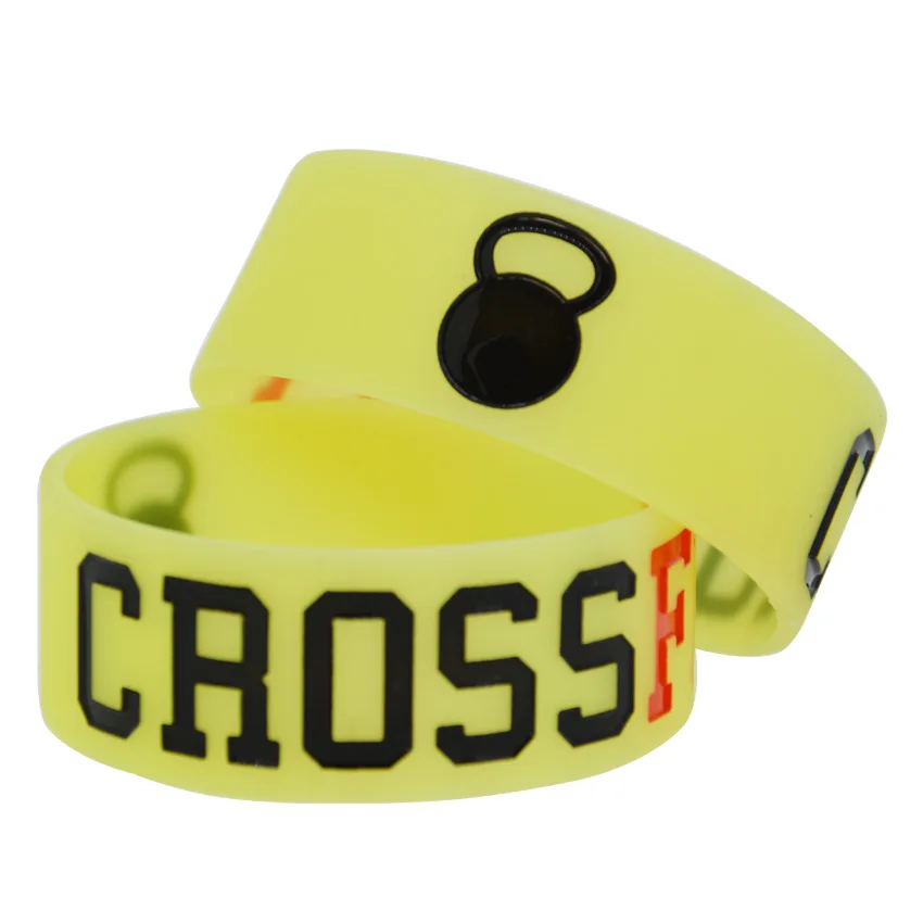 Широкий браслет Crossfit 1 &quot 25 шт./лот светится в темноте | Украшения и аксессуары