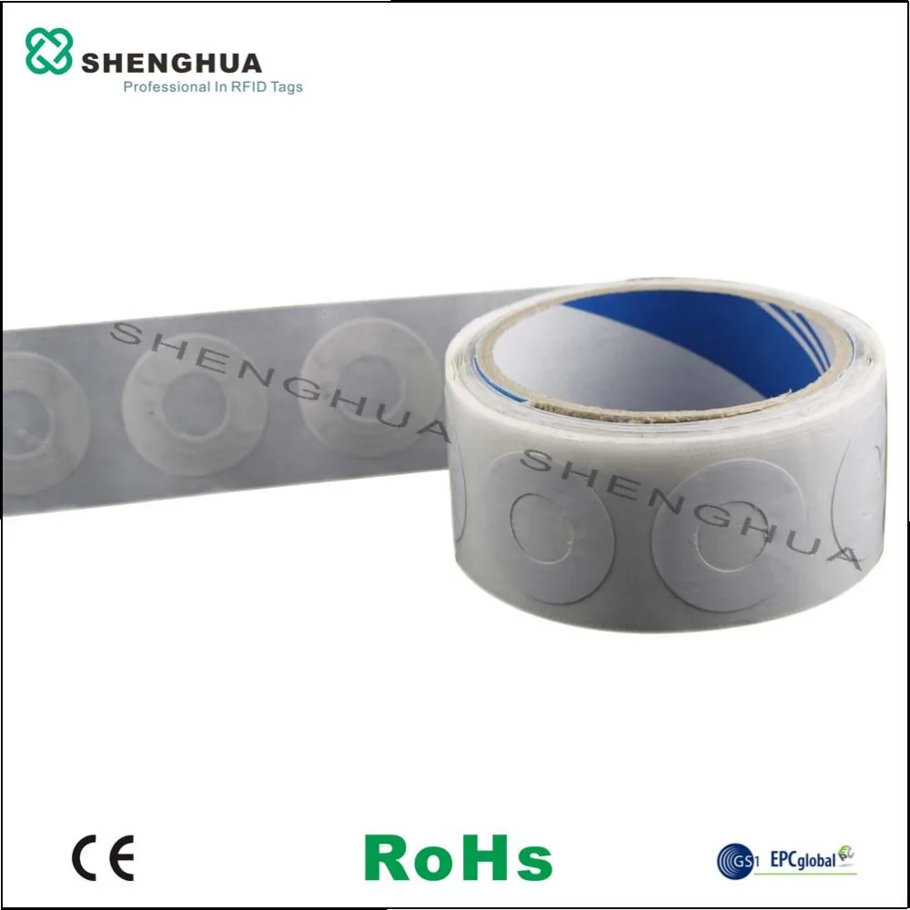 10 штук упак. Клейкая UHF диск Пассивная RFID этикетка бумажный стикер Cd DVD наклейка