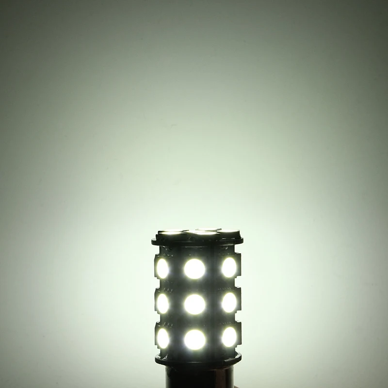 27 Auto Car LED Tail Anchor Reverse Light Lamp Corn Bulb Pure White 6000K DC12V 1157 BAY15D 5050 SMD 4W 324LM | Лампы и освещение