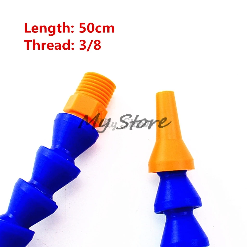 03 x50mm Round 1 шт. круглый рот и плоский рот 1/" 3/8" 1/" резьба 30 40 50 60 см Пластиковый станок охлаждающая труба масляная Труба водопроводная труба - Цвет: 03 x50mm Round