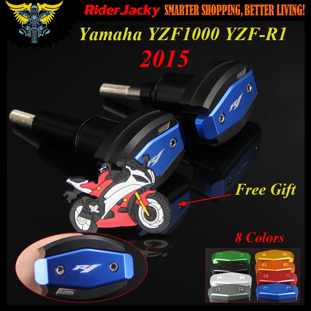 Синий мотоцикл рамки Противоударная накладка двигателя статора Чехол слайдер