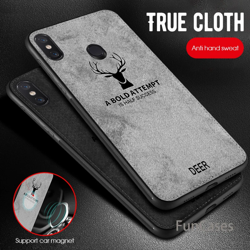 Чехол С Рельефной текстурой оленя для Xiao mi Red Note 5 Pro Plus 6A 6 Pocophone F1 8 A2 Lite 6X