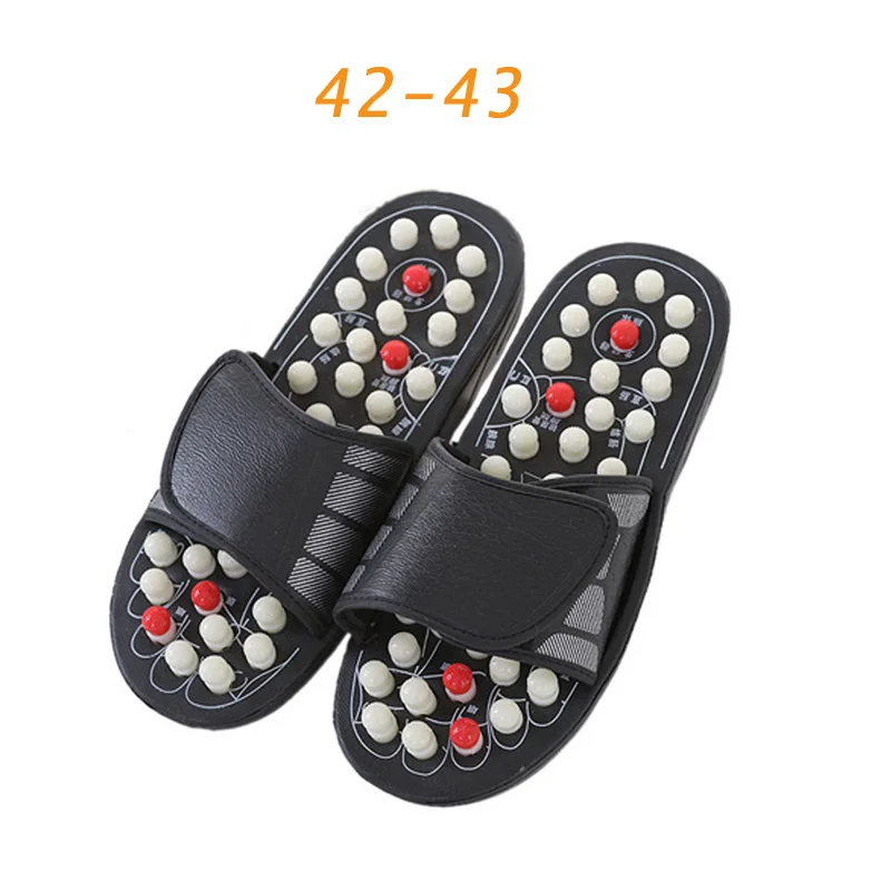 dot prickly 42-43 1 пара; Новое поступление; сандалии для обуви; массажные тапочки с рефлекторным эффектом; акупунктурная Массажная обувь для ног с колючими шариками - Цвет: dot prickly 42-43