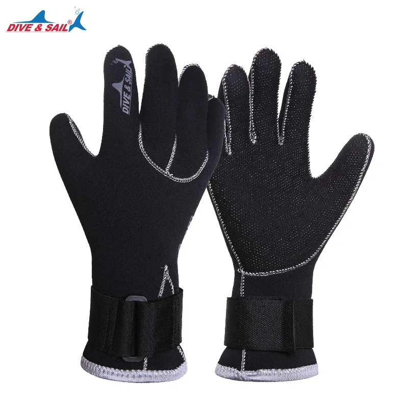 

DIVE&SAIL 3MM Neoprene Scuba Diving Gloves Snorkeling Equipment Anti Skid Winter Keep Warm Swimming Spearfishing Wetsuit Gloves