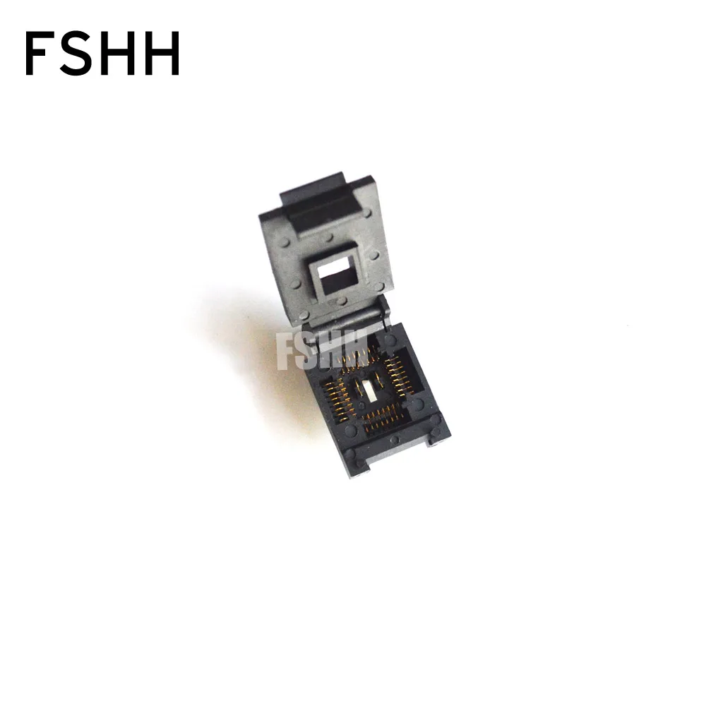 FSHH QFN32 WSON32 UDFN32 MLF32 ic test socket Size=3.2mmx13.2mm Pin pitch=1.27mm