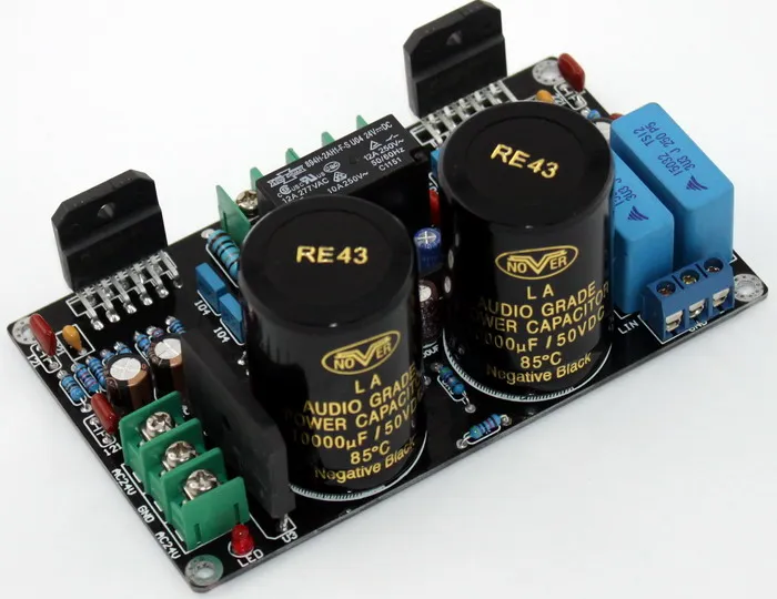 Breeze audio LM3886 Плата усилителя 2,0 UPC1237 10000 мкФ с защитой динамика 2*68 Вт