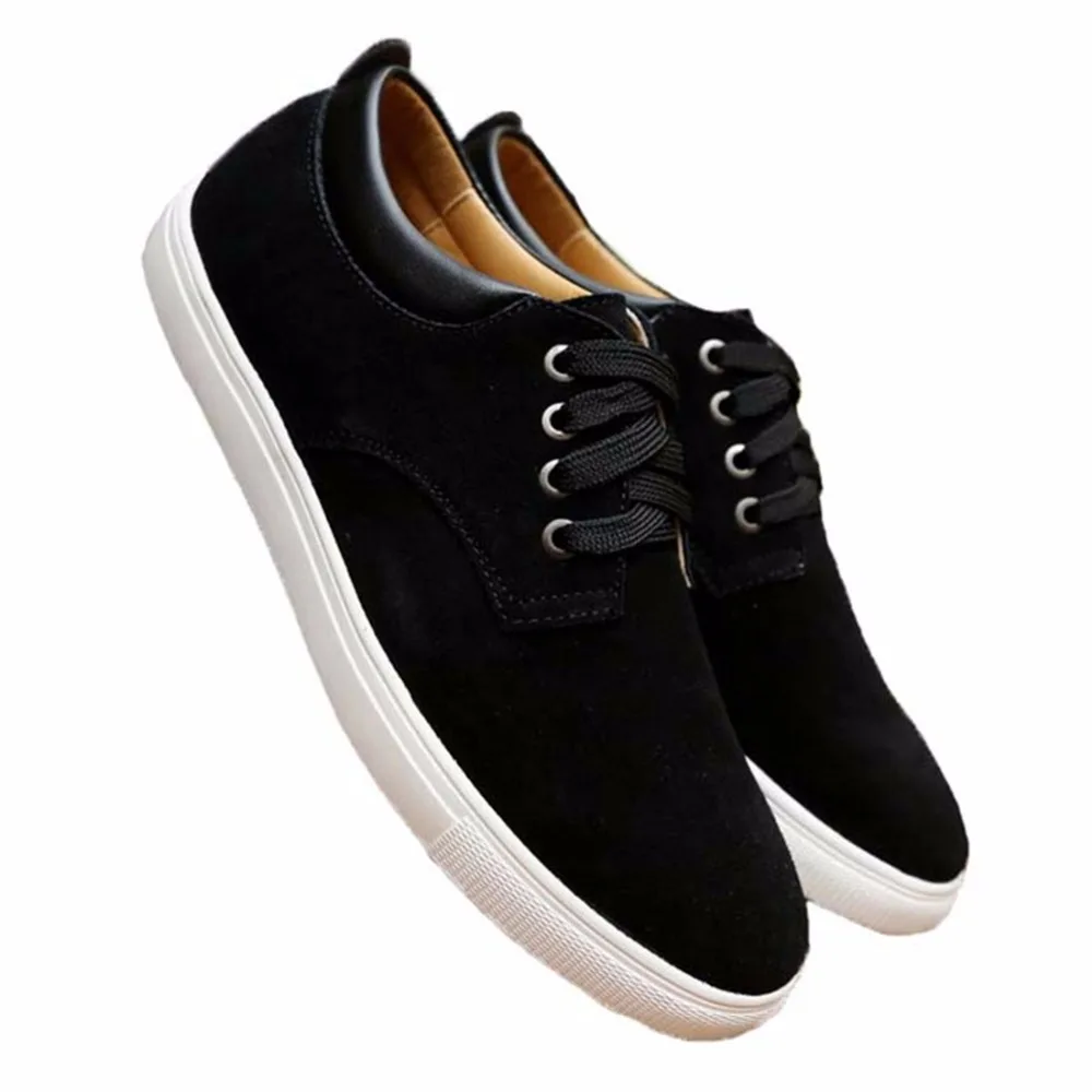 Мужская парусиновая обувь MIUBU однотонная дышащая повседневная большие размеры