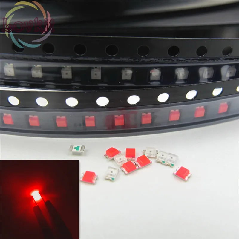 5000 шт. 0805 SMD красный светодиод 1 8-2 в высокое качество SMT чип лампы Бусины Подходит