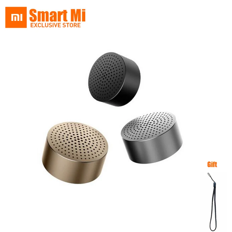 Оригинальный круглый динамик Xiaomi MI Bluetooth 4 0 беспроводной портативный мини стерео