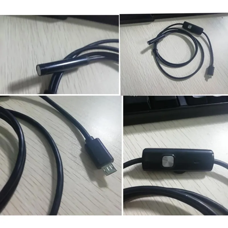 7 мм для Android USB эндоскопическая камера IP67 водонепроницаемая линза 6 Светодиодная