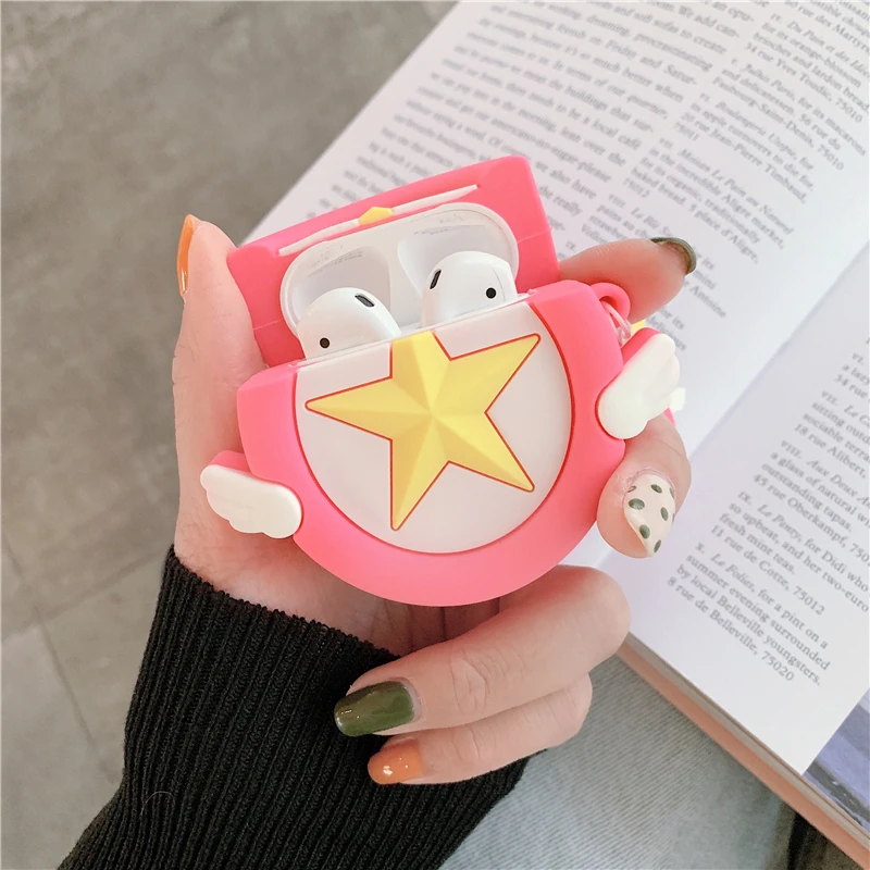 GlamPhoneCase красивая девушка пятиконечная звезда Airpods1/2 поколение защитный чехол Apple Беспроводная bluetooth-гарнитура коробка