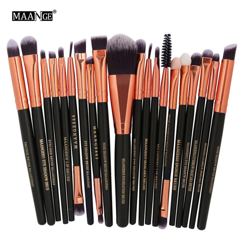 20 шт. профессиональные Мягкие кисти для макияжа|brand make up brushes|make brushesmake brushes |