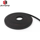 GT2 6mm открытый синхронный ремень шириной 6 мм GT2 стекловолокнистый синхронный ремень Rubbr длиной 10 метров 3D-принтеры Запчасти оптовая продажа Бесплатная доставка