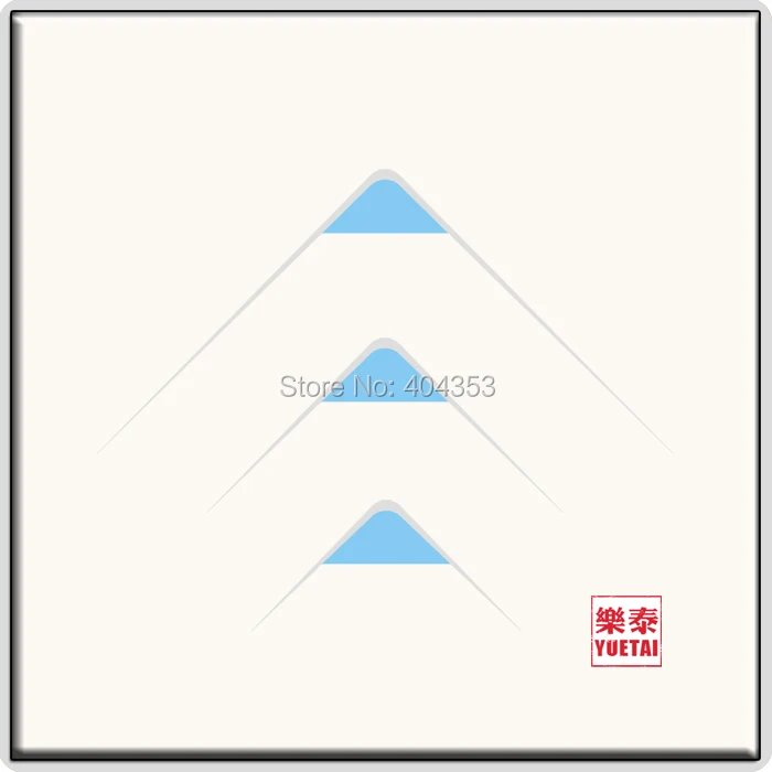 

C7 series smart touch glass panel wall switch 3 open white color