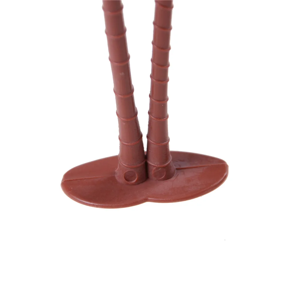 

2pcs fashion plastic Coconut Tree Model Railway Park Layout Scenery Dollhouse table decor