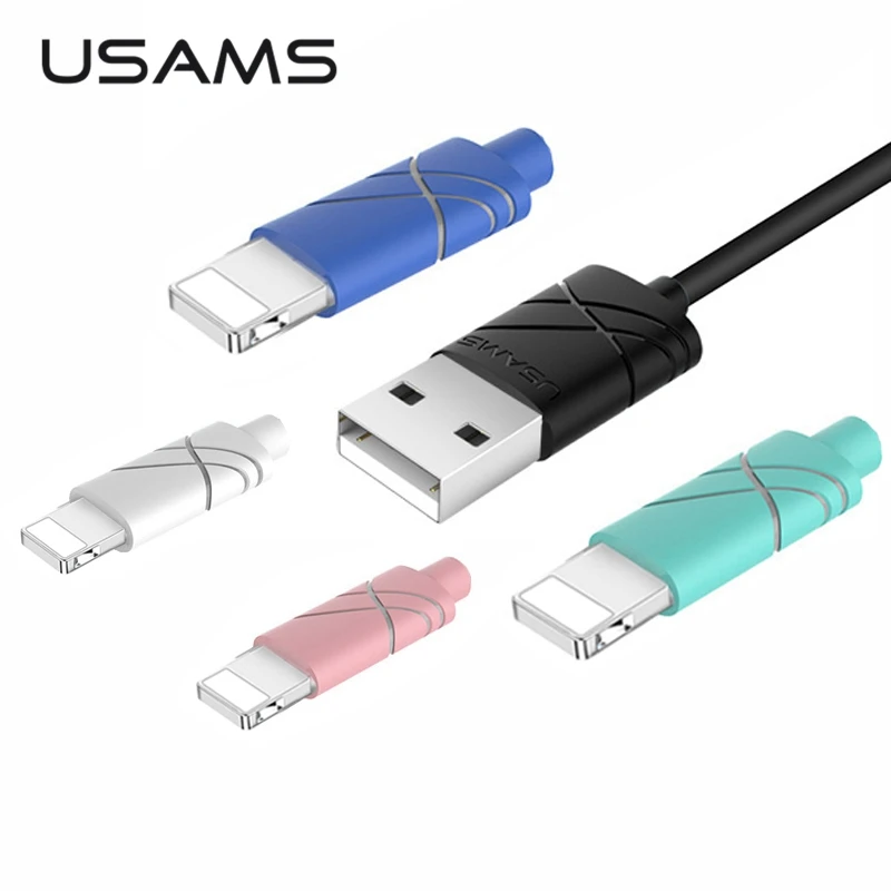 Usb кабель для iphone XR шнур USMAS 1 м Быстрая Зарядка Синхронизация данных usb XS max X 8 7 6 5 6S